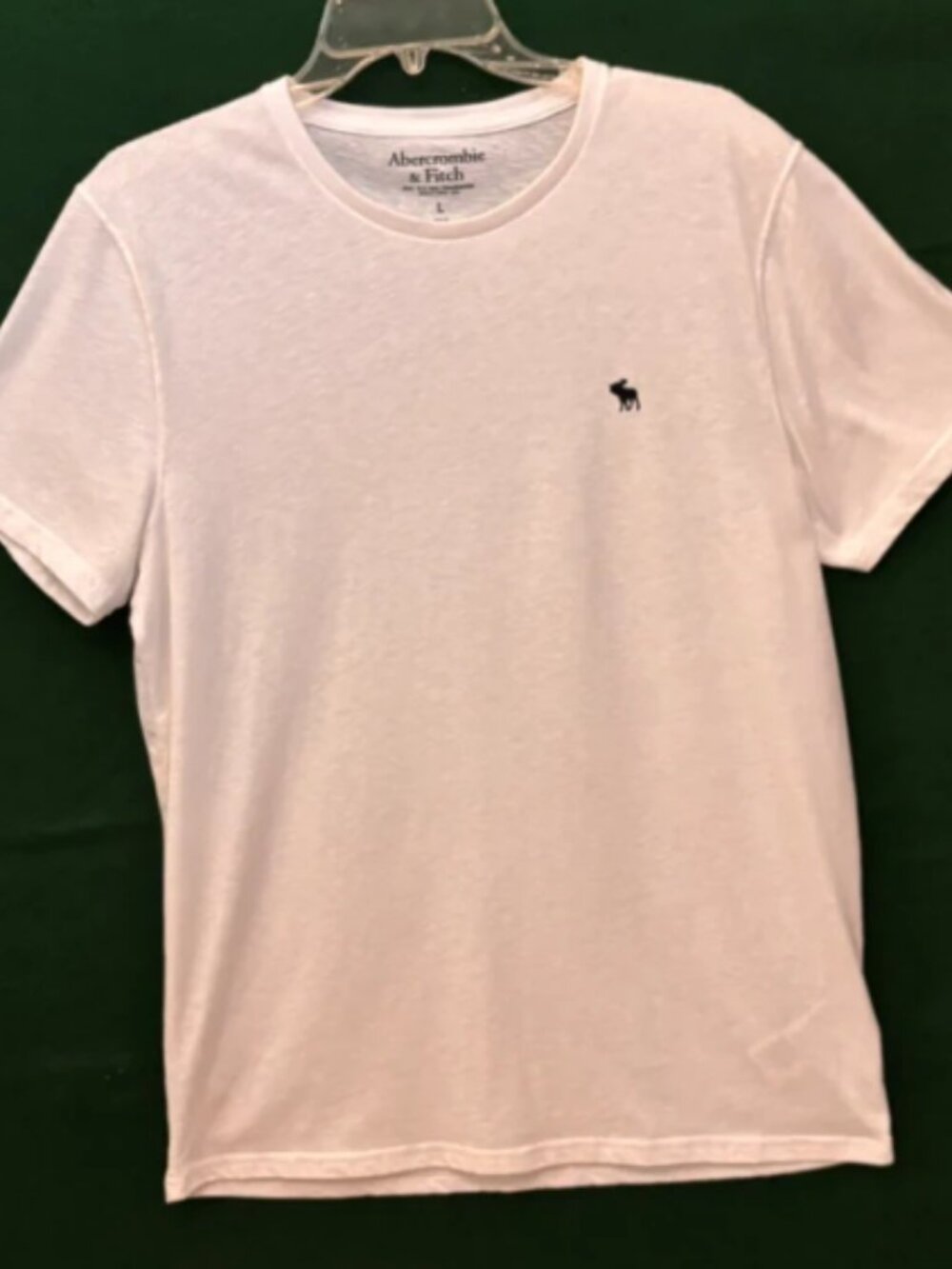 Abercrombie&Fitch Classic White Deer Short Sleeve T-shirt